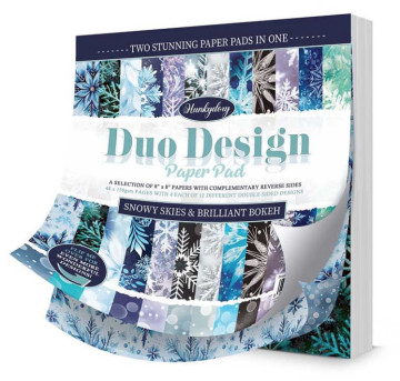 Snowy Skies & Brilliant Bokeh Duo Design Paper Pad